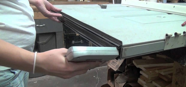 damaged steel door repair Bret Harte